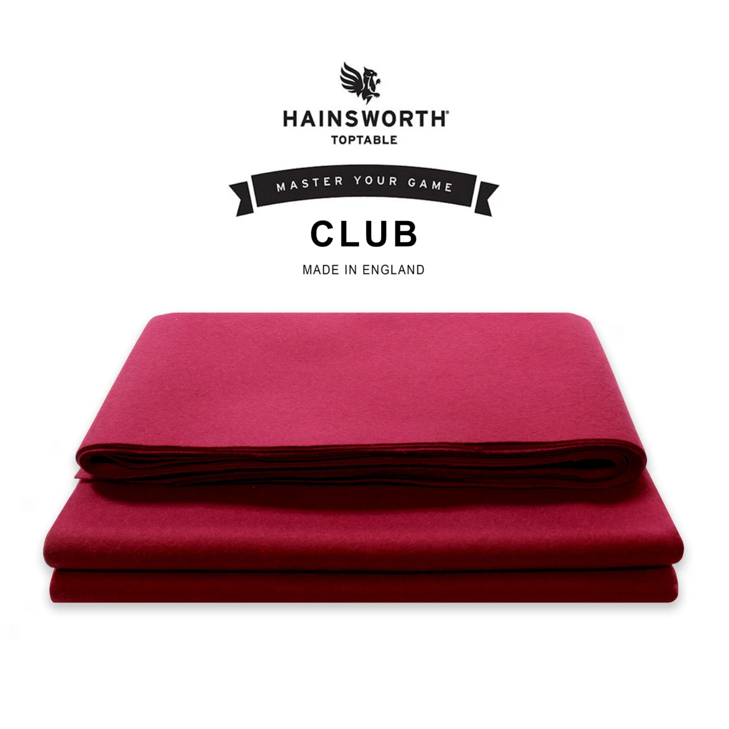 Hainsworth Hainsworth CLUB 6ft UK POOL Bed & Cushion Set - MAROON / BURGUNDY 3 Hainsworth Hainsworth CLUB 6ft UK POOL Bed & Cushion Set - MAROON / BURGUNDY