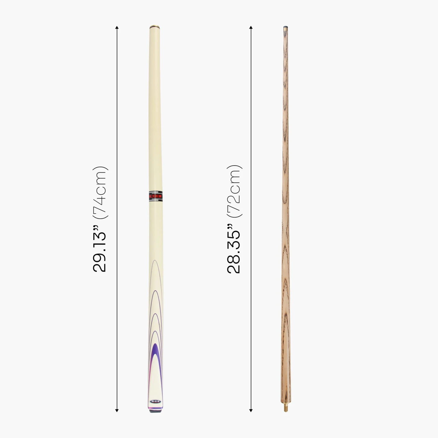 BCE BCE Stylish Cream & Purple 2-Piece Ash Snooker Pool Cue BSP-2 8 BCE BCE Stylish Cream & Purple 2-Piece Ash Snooker Pool Cue BSP-2 - Image 6
