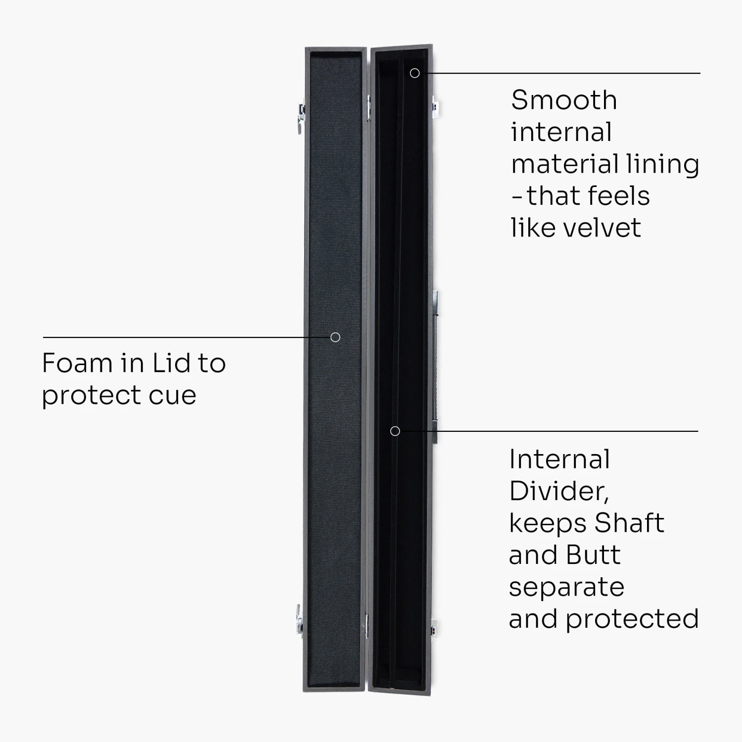 Riley Riley Dragon 8 Ball 57 Inch 2 Piece Snooker Pool Cue And Case Set 9.5mm Tip 8 Riley Riley Dragon 8 Ball 57 Inch 2 Piece Snooker Pool Cue And Case Set 9.5mm Tip - Image 6