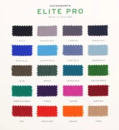 Hainsworth Hainsworth ELITE PRO 7ft UK POOL Table Cloth Bed & Cushion Set -Slok Billiards Equipment Store EP SWATCHES FINAL 4238d714 e0b3 46fb 8b13 8ecf6e24f8c5