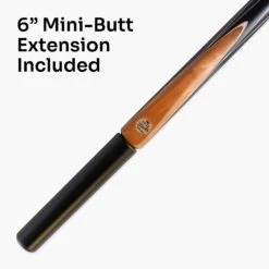 Baize Master BAIZE MASTER Limited Edition Gold Series 58 Inch ¾ Jointed Professional Snooker Pool Cue 9.5mm With Hand-fitted Medium Pro Layered Tip – Polished And Finished Locally In The UK! -Slok Billiards Equipment Store G23 4