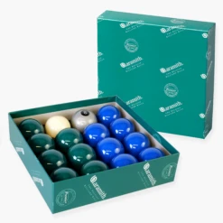 Aramith EXCLUSIVE! Aramith Premier SILVER 8 BALL Edition GREEN & BLUE Pool Balls