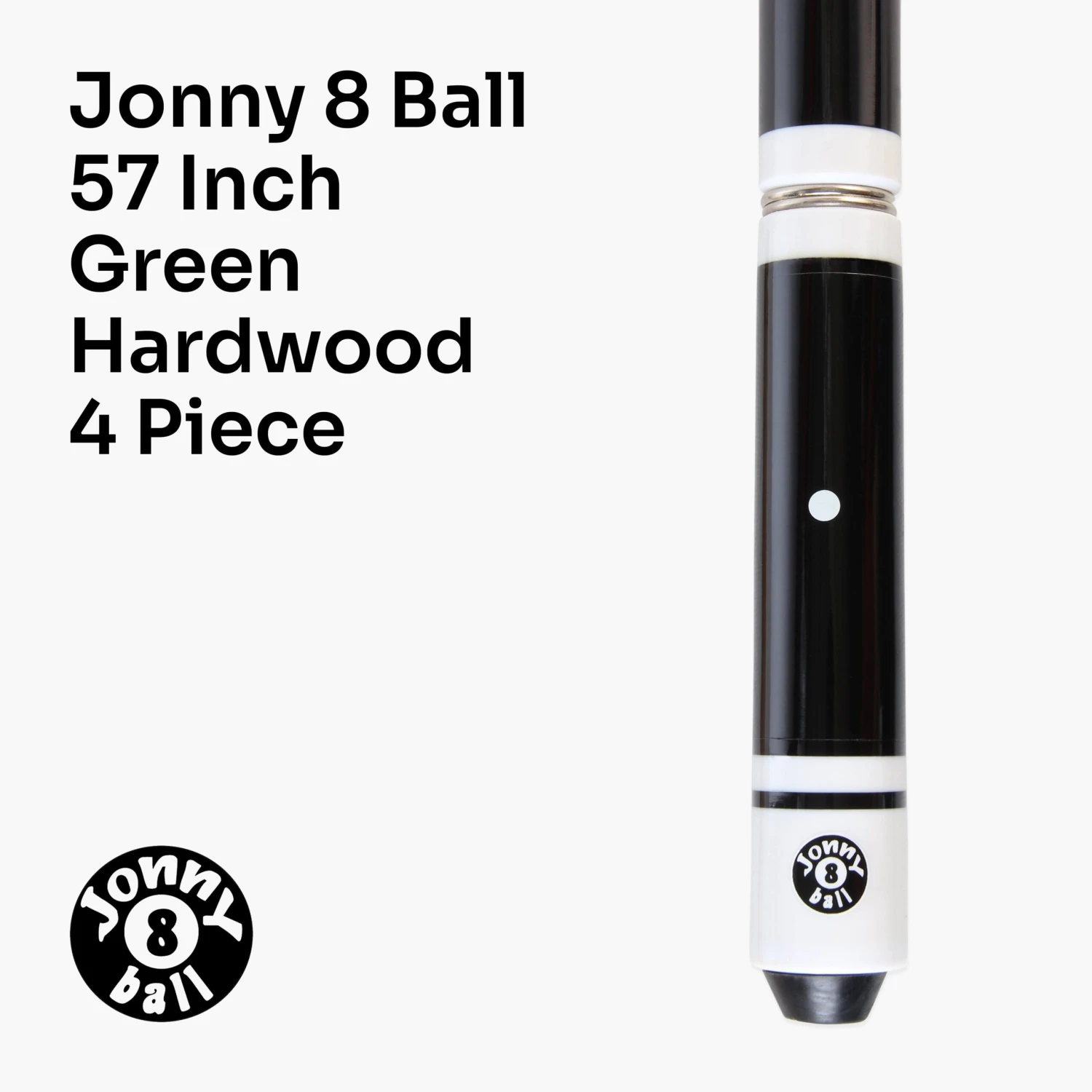 Jonny 8 Ball Jonny 8 Ball 4 Piece Hardwood Length Adjustable Snooker Pool Cue + 4 X 11mm Screw Tips 4 Jonny 8 Ball Jonny 8 Ball 4 Piece Hardwood Length Adjustable Snooker Pool Cue + 4 X 11mm Screw Tips - Image 2
