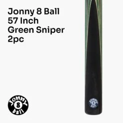 Cue + Case Jonny 8 Ball Sniper 57 Inch 2 Piece Pool Cue And Case Set 8mm Pro Tip With Black Hard Case 37 Cue + Case Jonny 8 Ball Sniper 57 Inch 2 Piece Pool Cue And Case Set 8mm Pro Tip With Black Hard Case -Slok Billiards Equipment Store Green2 607d4043 1ac5 45ec 9d94 300348eaa2c2