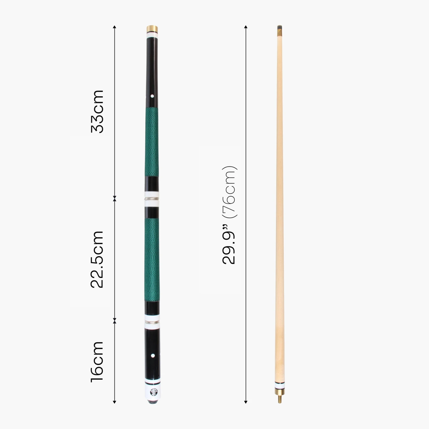 Jonny 8 Ball Jonny 8 Ball 4 Piece Hardwood Length Adjustable Snooker Pool Cue + 4 X 11mm Screw Tips 7 Jonny 8 Ball Jonny 8 Ball 4 Piece Hardwood Length Adjustable Snooker Pool Cue + 4 X 11mm Screw Tips - Image 5