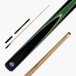 Baize Master Baize Master 3/4 CRUCIBLE Hand Spliced 57 Inch Ash Snooker Pool Cue With 9.5mm Tip + Mini Butt Extension -Slok Billiards Equipment Store Green 1 3Q f72a9732 ff07 4cf5 b1b1 049a718e9196