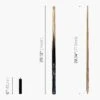 Baize Master Baize Master CRUCIBLE 57 Inch 2 Piece Centre Joint Ash Snooker Pool Cue With 9.5mm Tip + Mini Butt Extension -Slok Billiards Equipment Store Grey62pc 24d81dfe 4b07 41e4 84af 590afc5e657c