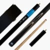 Cue + Case Baize Master CRUCIBLE 57 Inch 2 Piece Snooker Pool Cue And Case Set 9.5mm Tip 2 Cue + Case Baize Master CRUCIBLE 57 Inch 2 Piece Snooker Pool Cue And Case Set 9.5mm Tip -Slok Billiards Equipment Store Grey 1 2pc