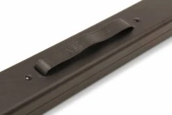 Baize Master Baize Master Deluxe PLAIN BLACK 2pc Pool And Snooker Cue Case With Metal Badge And Plastic Ends - Black White Interior -Slok Billiards Equipment Store IMG 0463