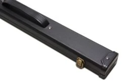 Cue & Case Plain Black 42 Inch Deluxe Junior Kids Hard Snooker Pool Cue Case For 42 Inch 2pc Cues With Black And White Interior -Slok Billiards Equipment Store IMG 12044 scaled 1