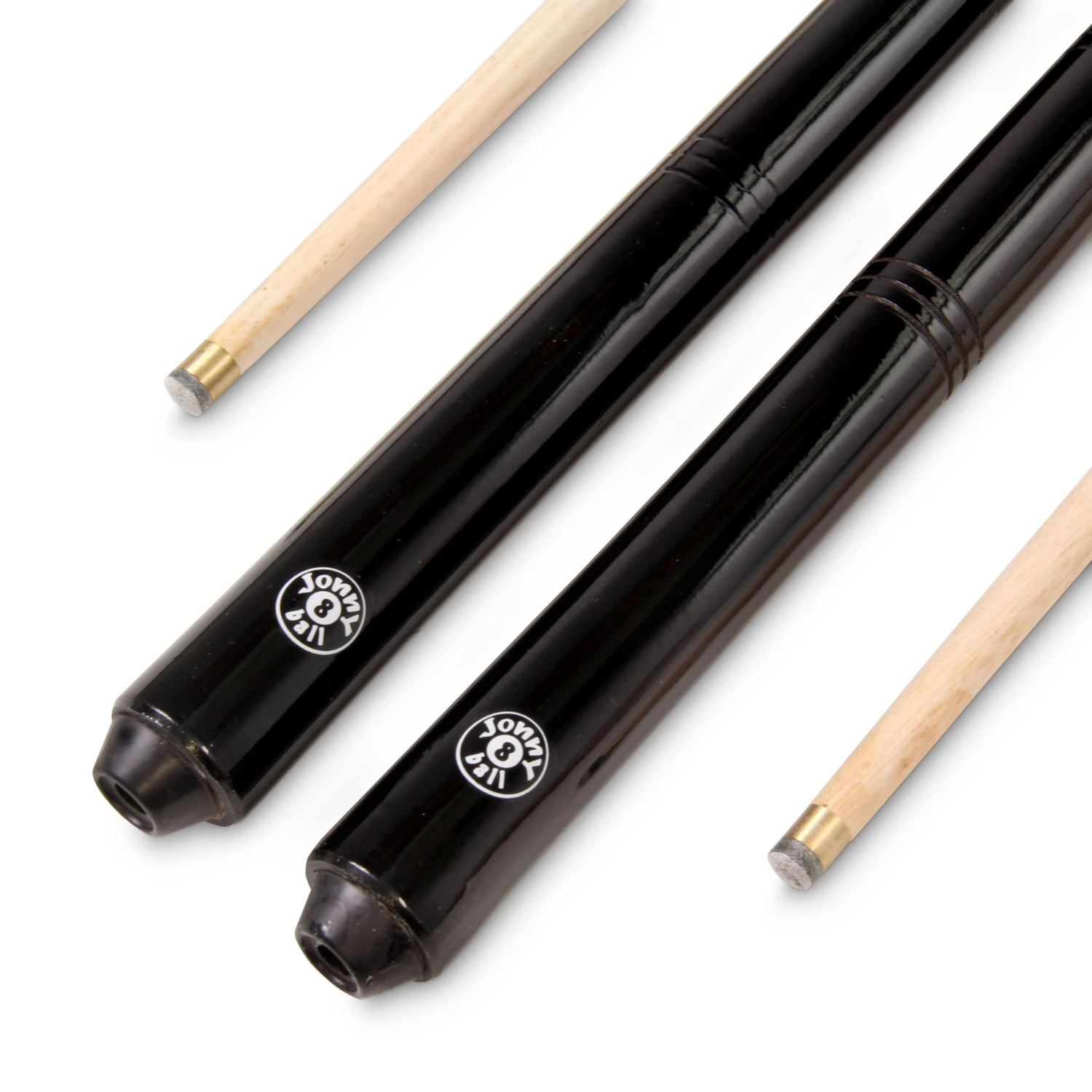 Jonny 8 Ball Jonny 8 Ball Pub Style 2 Piece Snooker Pool Cue Set 9.5mm Tip - Two 48 Inch Cues 3 Jonny 8 Ball Jonny 8 Ball Pub Style 2 Piece Snooker Pool Cue Set 9.5mm Tip - Two 48 Inch Cues