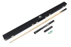 PRO147 PRO147 STRIKER 3/4 Standard Snooker Pool Cue And Case Set - Black Reinforced Case, Mini Butt And Chalks 9.5mm Tip -Slok Billiards Equipment Store IMG 16322 copy 2