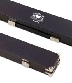PRO147 PRO147 Black 3/4 Luxury Foam Lined Snooker Pool Cue Case With Reinforced Corners