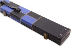 Cue & Case Deluxe 2 Piece 3 SLOT CHEQUERED Snooker Pool Cue Case With Plastic Ends -Slok Billiards Equipment Store IMG 17658 copy scaled 1