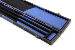 Cue & Case Deluxe 2 Piece 3 SLOT CHEQUERED Snooker Pool Cue Case With Plastic Ends -Slok Billiards Equipment Store IMG 17661 copy scaled 1