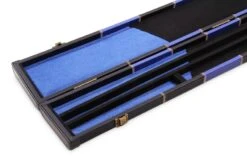 Cue & Case Deluxe 2 Piece 3 SLOT CHEQUERED Snooker Pool Cue Case With Plastic Ends -Slok Billiards Equipment Store IMG 17665 copy scaled 1