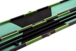 Cue & Case Deluxe 2 Piece 3 SLOT CHEQUERED Snooker Pool Cue Case With Plastic Ends -Slok Billiards Equipment Store IMG 17674copy