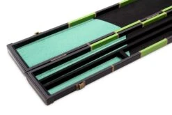 Cue & Case Deluxe 2 Piece 3 SLOT CHEQUERED Snooker Pool Cue Case With Plastic Ends -Slok Billiards Equipment Store IMG 17677copy