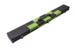 Cue & Case Deluxe 2 Piece 3 SLOT CHEQUERED Snooker Pool Cue Case With Plastic Ends -Slok Billiards Equipment Store IMG 17716copy