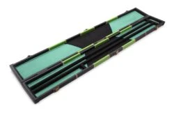 Cue & Case Deluxe 2 Piece 3 SLOT CHEQUERED Snooker Pool Cue Case With Plastic Ends -Slok Billiards Equipment Store IMG 17718copy