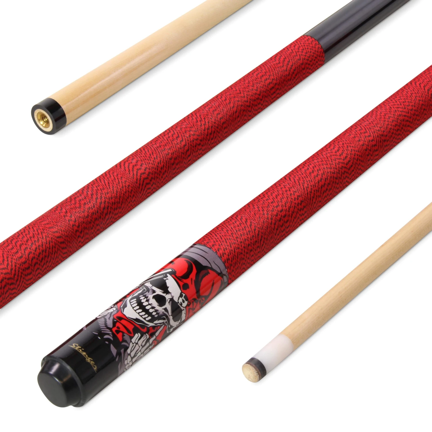 Buffalo Buffalo STINGER SKULL 57 Inch 2 Piece American Pool Cue With 12mm Tip 21 Buffalo Buffalo STINGER SKULL 57 Inch 2 Piece American Pool Cue With 12mm Tip - Image 19