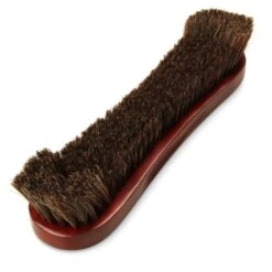 Cue & Case 12 Inch Snooker Table Brush Mahogany Hourglass Shape PURE BRISTLE Horsehair