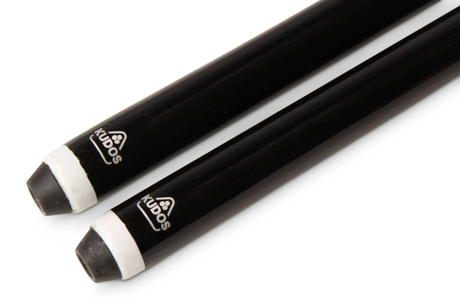 Kudos KUDOS PAIR 2 X 48 Inch BLACK Hardwood 2 Piece Junior Kids Snooker Pool Cue With 4 X 11mm Screw Tips 4 Kudos KUDOS PAIR 2 X 48 Inch BLACK Hardwood 2 Piece Junior Kids Snooker Pool Cue With 4 X 11mm Screw Tips - Image 2