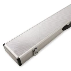 Cue & Case 2 CUE ALUMINIUM PIMPLE Pool Snooker Cue Case For Centre Joint Cues - HOLDS 2 CUES