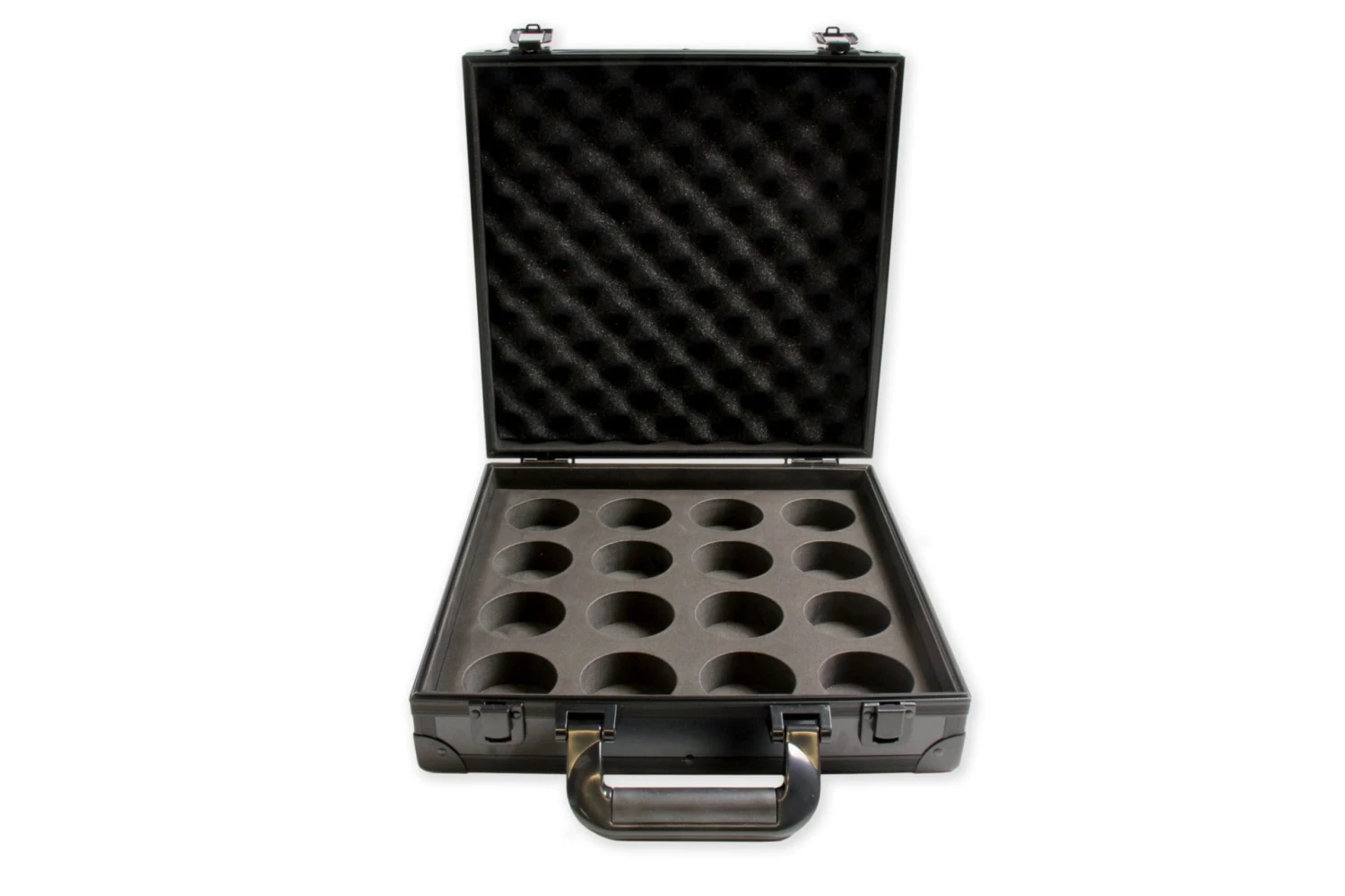 Baize Master Baize Master AMERICAN POOL Black Aluminium 16 Ball Carry Flight Case - 2 1/4 Inch Balls 7 Baize Master Baize Master AMERICAN POOL Black Aluminium 16 Ball Carry Flight Case - 2 1/4 Inch Balls - Image 5