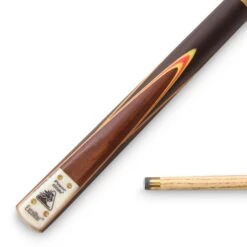 PowerGlide PowerGlide Excalibur 57 Inch 3 Piece English Pool Cue 8.5mm Tip - Shorten To 38 Inches