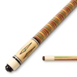 McDermott McDermott Limited Edition Chops American Pool Cue With Laminated Wood Shaft And 13mm Everest Tip - Each Cue Is Different And Unique, Having Been Manufactured From Used And Broken Chops Skateboards Into Works Of Art!