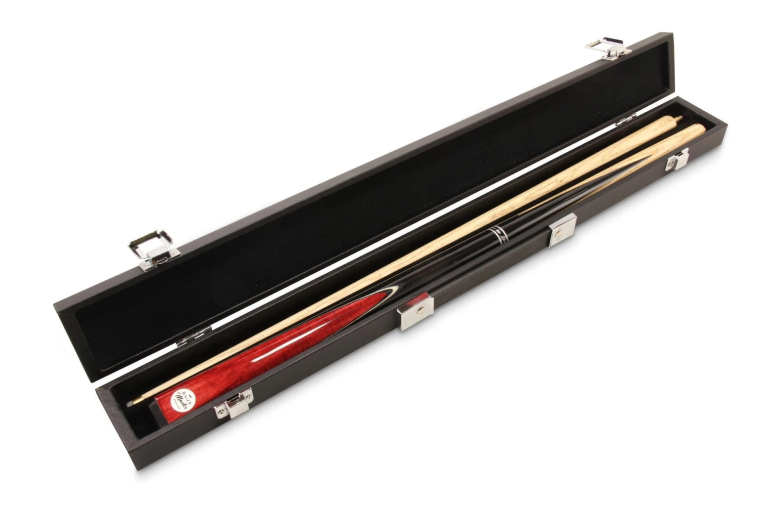 Baize Master Baize Master Silver Series 42 Inch CONQUEST Junior Kids Short Snooker Pool 2pc Ash Cue Set With MEDIUM BLACK HARD CASE - 9.5mm 14 Baize Master Baize Master Silver Series 42 Inch CONQUEST Junior Kids Short Snooker Pool 2pc Ash Cue Set With MEDIUM BLACK HARD CASE - 9.5mm - Image 12