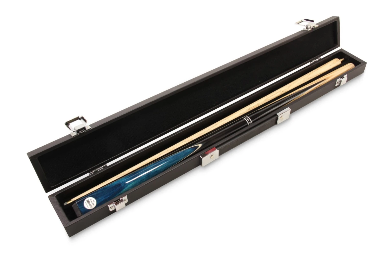 Baize Master Baize Master Silver Series 42 Inch CONQUEST Junior Kids Short Snooker Pool 2pc Ash Cue Set With MEDIUM BLACK HARD CASE - 9.5mm 5 Baize Master Baize Master Silver Series 42 Inch CONQUEST Junior Kids Short Snooker Pool 2pc Ash Cue Set With MEDIUM BLACK HARD CASE - 9.5mm - Image 3