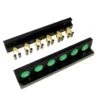 Cue + Case Funky Chalk 6 Way STRAIGHT Wall Mounted Snooker Pool Cue Rack With Brass Clips - Holds 6 Cues -Slok Billiards Equipment Store IMG 9859edit2 1 scaled 1