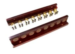 Cue + Case Funky Chalk 8 Way STRAIGHT Wall Mounted Snooker Pool Cue Rack With Brass Clips - Holds 8 Cues 15 Cue + Case Funky Chalk 8 Way STRAIGHT Wall Mounted Snooker Pool Cue Rack With Brass Clips - Holds 8 Cues -Slok Billiards Equipment Store IMG 9898edit2