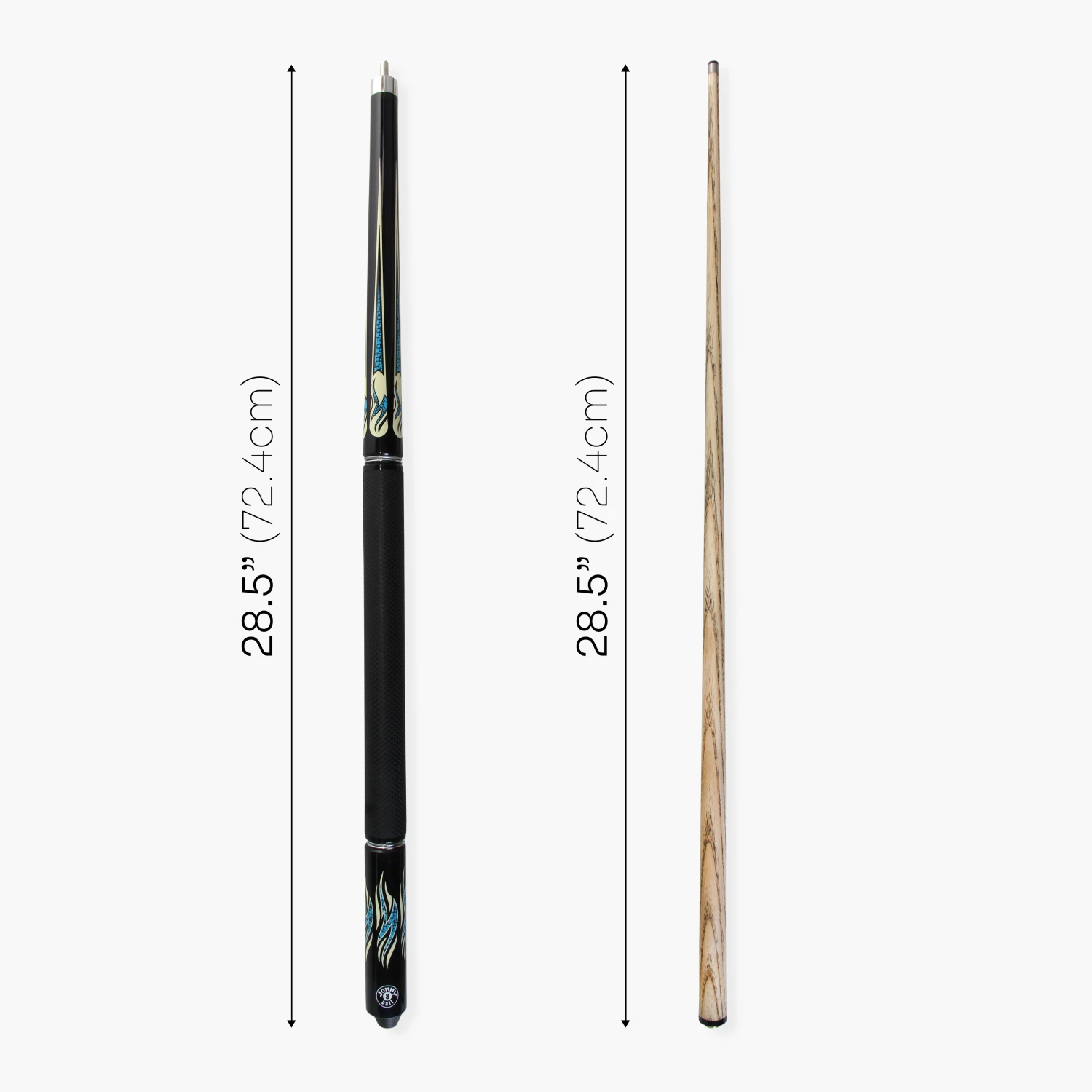 Cue + Case Jonny 8 Ball AQUA RISS 57 Inch 2 Piece Centre Joint English Pool Cue With 8.5mm Elk Master Tip 8 Cue + Case Jonny 8 Ball AQUA RISS 57 Inch 2 Piece Centre Joint English Pool Cue With 8.5mm Elk Master Tip - Image 6