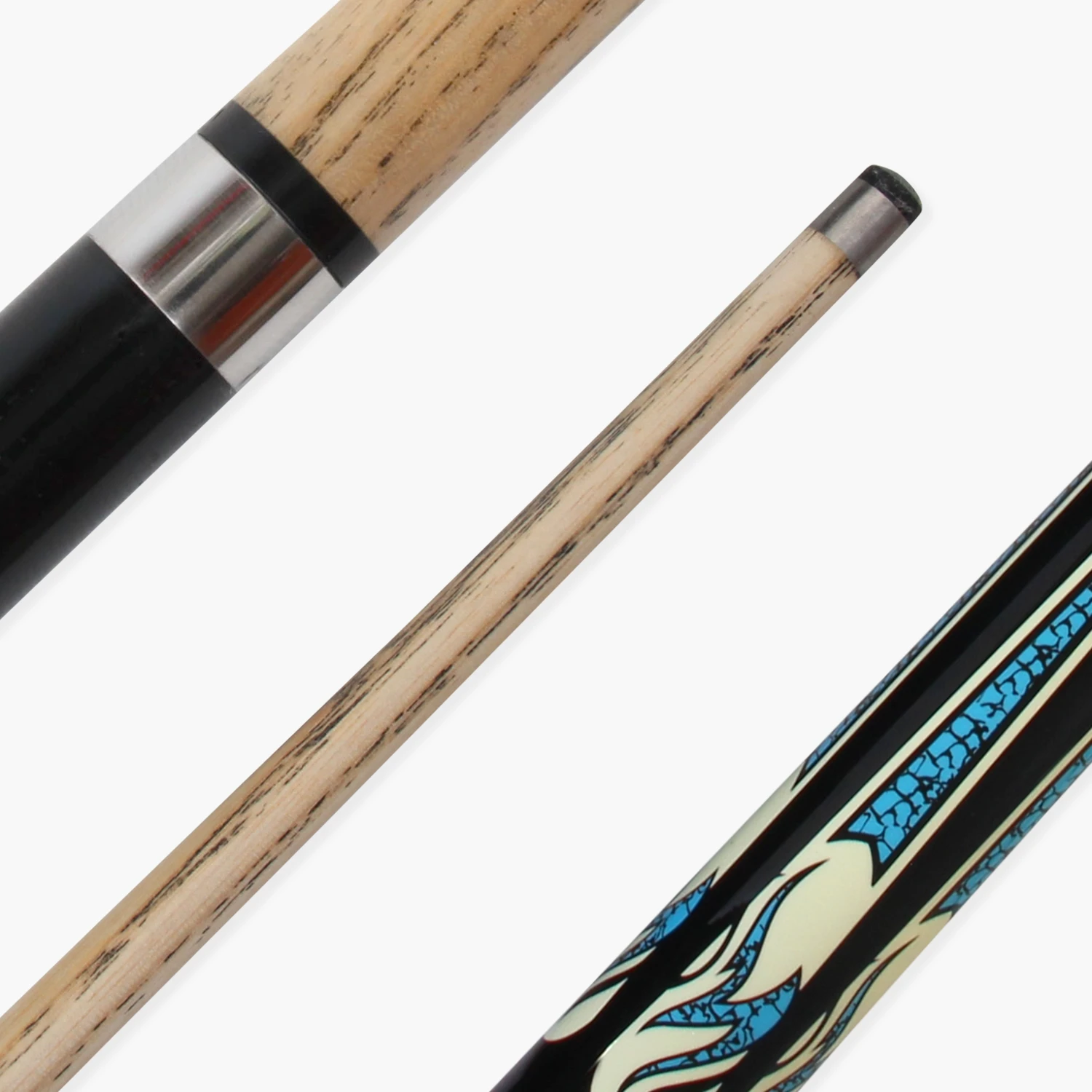 Cue + Case Jonny 8 Ball AQUA RISS 57 Inch 2 Piece Centre Joint English Pool Cue With 8.5mm Elk Master Tip 9 Cue + Case Jonny 8 Ball AQUA RISS 57 Inch 2 Piece Centre Joint English Pool Cue With 8.5mm Elk Master Tip - Image 7