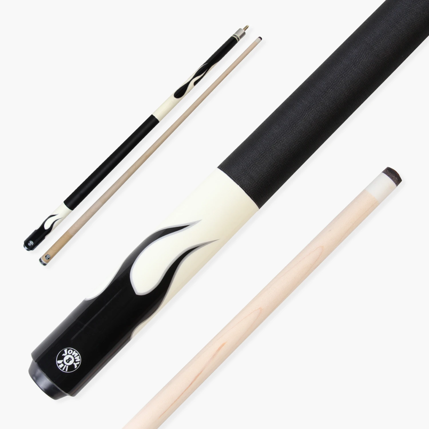 Jonny 8 Ball Jonny 8 Ball FLAME 58 Inch 2 Piece Snooker Pool Cue With Maple Shaft 11mm Tip 3 Jonny 8 Ball Jonny 8 Ball FLAME 58 Inch 2 Piece Snooker Pool Cue With Maple Shaft 11mm Tip