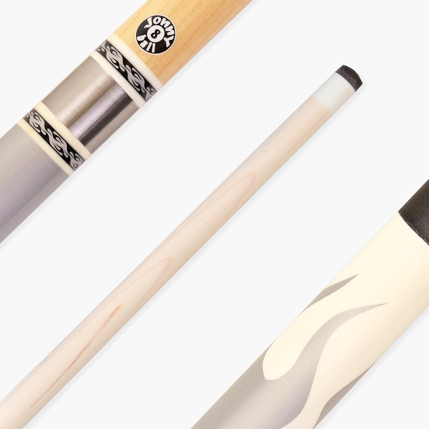 Jonny 8 Ball Jonny 8 Ball FLAME 58 Inch 2 Piece Snooker Pool Cue With Maple Shaft 11mm Tip 22 Jonny 8 Ball Jonny 8 Ball FLAME 58 Inch 2 Piece Snooker Pool Cue With Maple Shaft 11mm Tip - Image 20