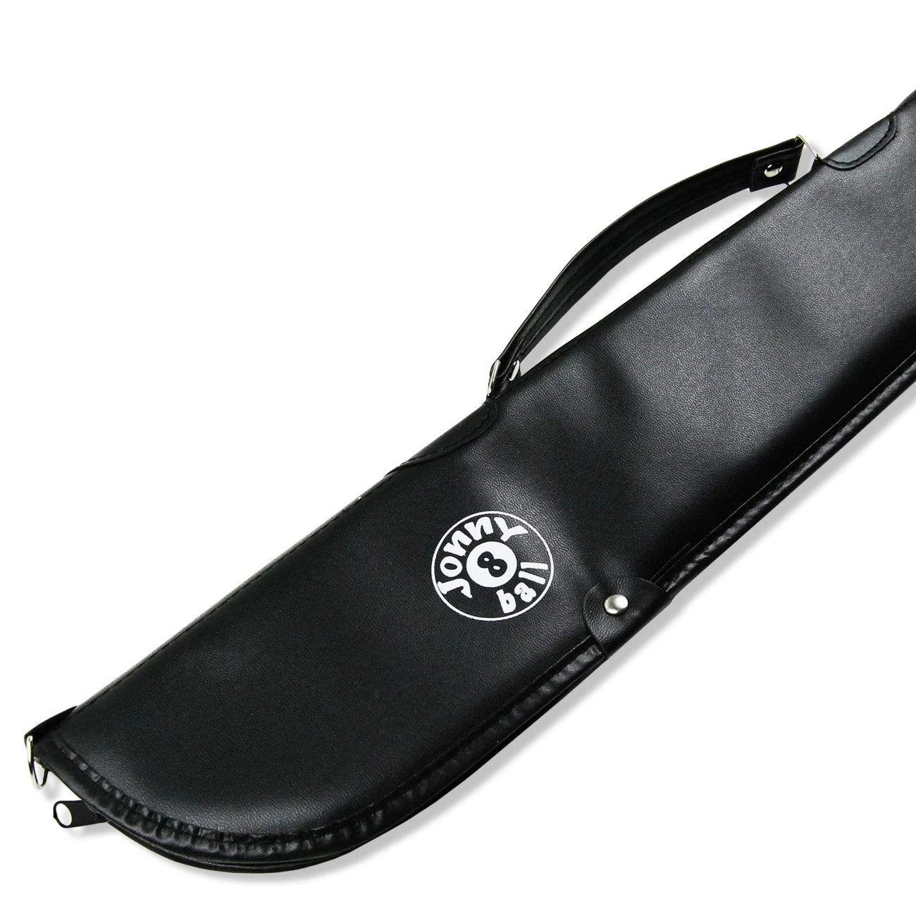 Jonny 8 Ball Jonny 8 Ball MEDIUM SIZE Soft Black Vinyl Cue Case For Short 42" And 48" 2pc Snooker Pool Cue - Measures 63cm 3 Jonny 8 Ball Jonny 8 Ball MEDIUM SIZE Soft Black Vinyl Cue Case For Short 42" And 48" 2pc Snooker Pool Cue - Measures 63cm