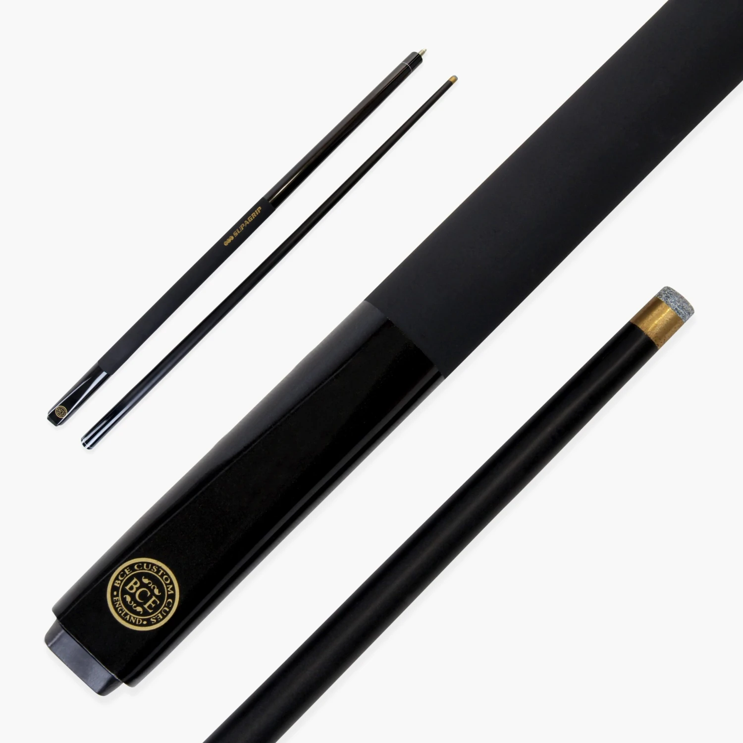 BCE BCE Mark Selby 'Simulated Graphite Shaft' Snooker & Pool Cue - Metallic BLACK 3 BCE BCE Mark Selby 'Simulated Graphite Shaft' Snooker & Pool Cue - Metallic BLACK