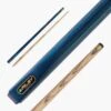 Riley Riley METALLIC BLUE Butt 2 Piece Ash Snooker & Pool Cue - 9.5mm Tip, 17oz - 18oz -Slok Billiards Equipment Store Metallic Blue 1