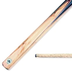 Peradon Peradon KING 58" Hand Spliced Genuine Ebony Ash 3/4 Jointed Pool Cue, 9.5mm Tip