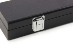 Cue & Case Plain Black CLASSIC ATTACHE Batten ¾ Joint Snooker Cue Case – Strong & Spacious -Slok Billiards Equipment Store PlainBlackclassicattache34 4