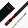 Riley Riley Red Rocket 48 Inch 2 Piece Kids Cue And Case Set 9.5mm Tip With Riley Sleeve Case -Slok Billiards Equipment Store RedRocket1