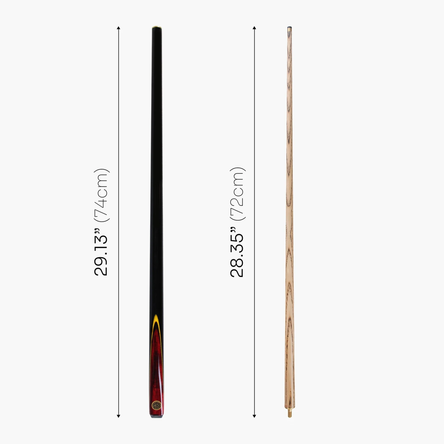 BCE BCE Red Birds Eye Two Piece Ash Snooker Pool Cue - 9.5mm Tip 6 BCE BCE Red Birds Eye Two Piece Ash Snooker Pool Cue - 9.5mm Tip - Image 4
