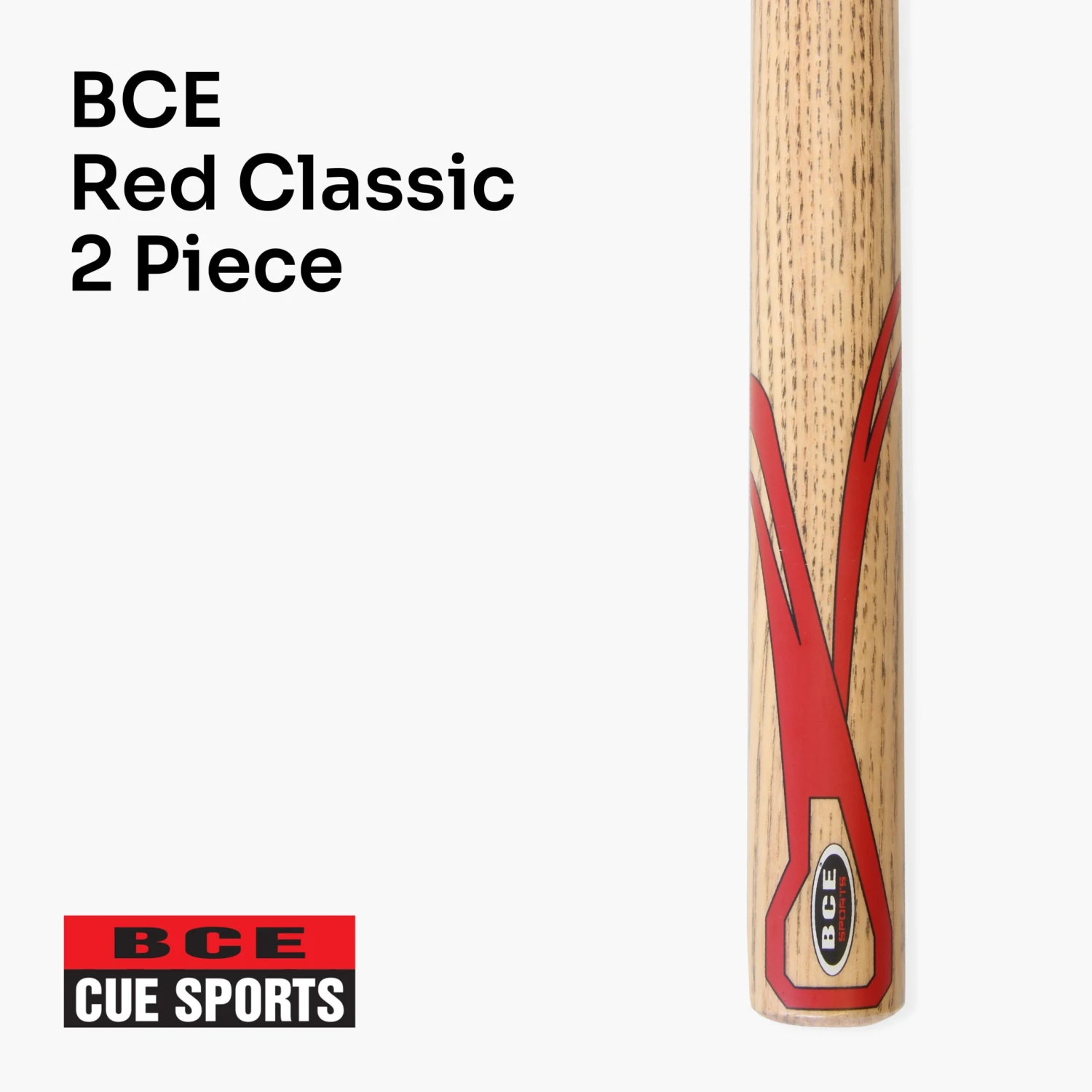 BCE BCE Mark Selby RED CLASSIC ASH 57” Weight Adjustable 2pc Snooker Cue & HARD CASE 4 BCE BCE Mark Selby RED CLASSIC ASH 57” Weight Adjustable 2pc Snooker Cue & HARD CASE - Image 2