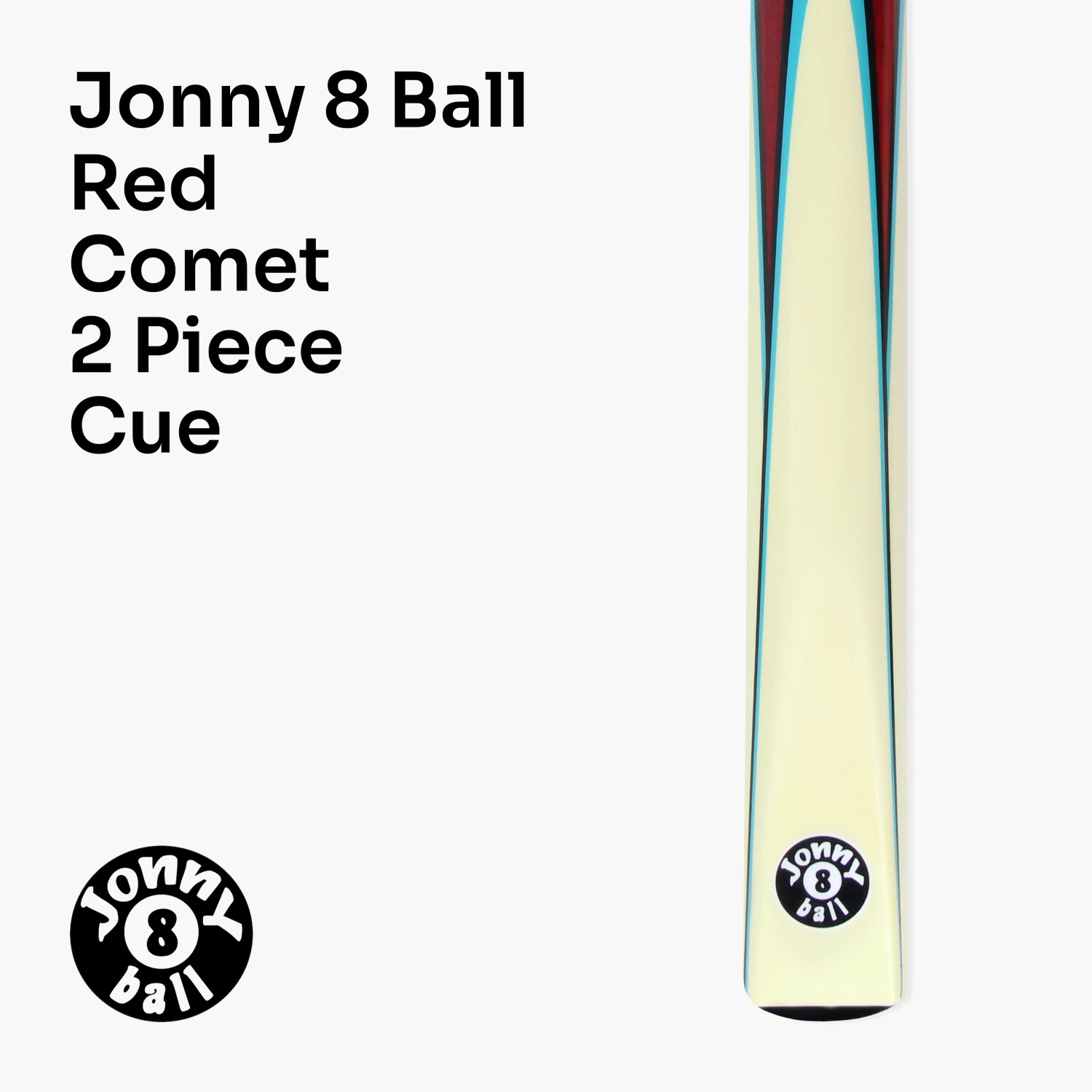 Jonny 8 Ball Jonny 8 Ball COMET 57 Inch 2 Piece Centre Joint Ash English Pool Cue With 8.5mm Tip 4 Jonny 8 Ball Jonny 8 Ball COMET 57 Inch 2 Piece Centre Joint Ash English Pool Cue With 8.5mm Tip - Image 2