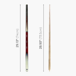 Jonny 8 Ball Jonny 8 Ball COMET 57 Inch 2 Piece Centre Joint Ash English Pool Cue With 8.5mm Tip 20 Jonny 8 Ball Jonny 8 Ball COMET 57 Inch 2 Piece Centre Joint Ash English Pool Cue With 8.5mm Tip -Slok Billiards Equipment Store Red Comet 5