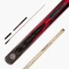 Baize Master G14 Baize Master RED EMPEROR 57 Inch 3/4 English 8 Ball Pool Cue With 8.5mm Tip + Mini Butt Extension -Slok Billiards Equipment Store Red EMP 1